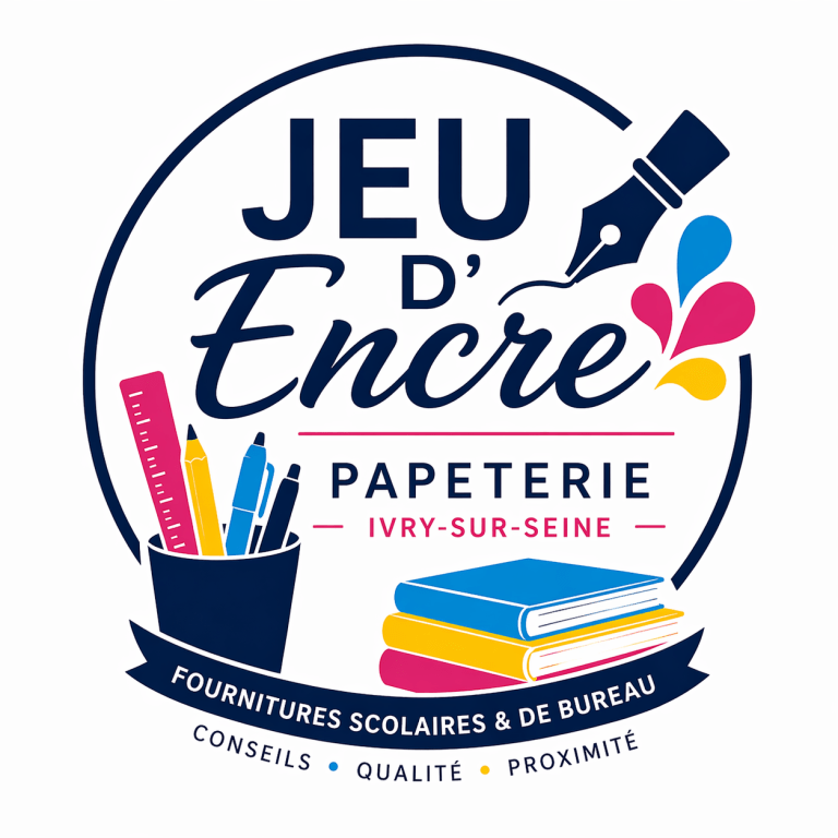 Logo papeterie Jeu d’Encre à Ivry-sur-Seine spécialisée en fournitures scolaires et bureau