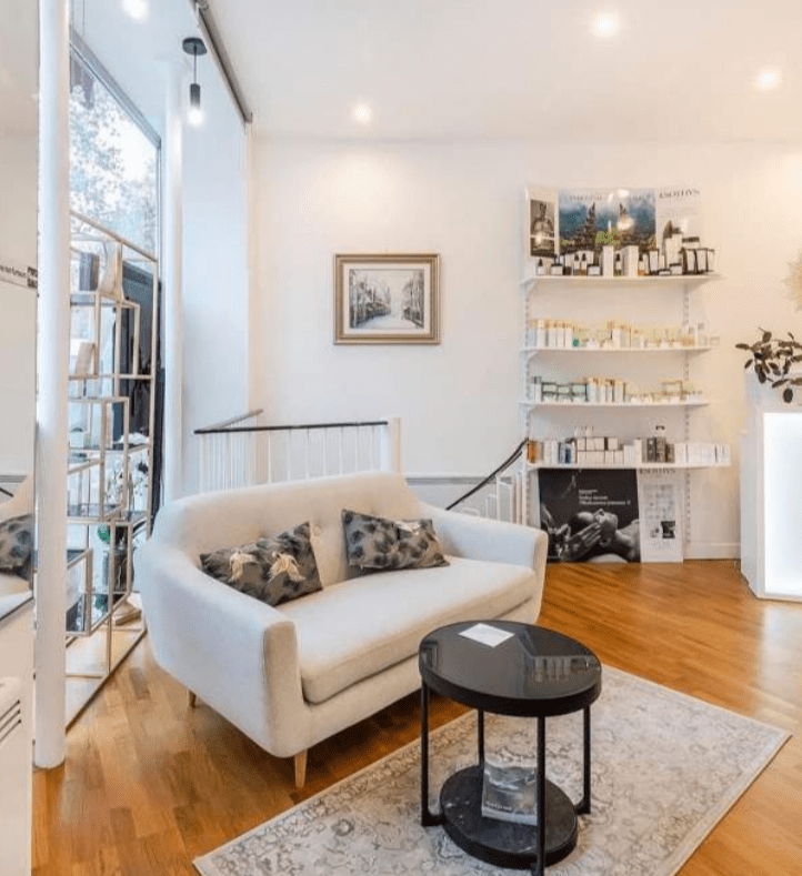 espace accueil institut de beauté L’Orchidée Bien-Être à Vitry-sur-Seine ambiance détente et soins esthétiques