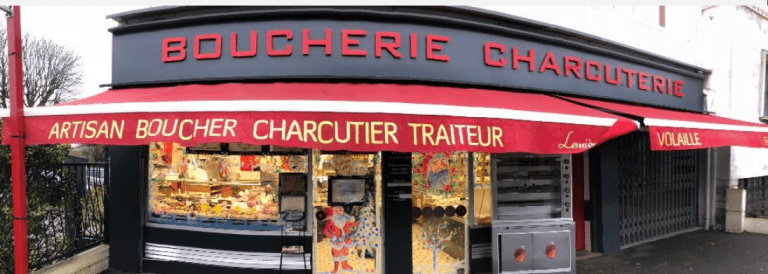Façade de la Boucherie du Plateau à Vitry-sur-Seine proposant viandes fraîches, charcuterie artisanale et produits traiteur.