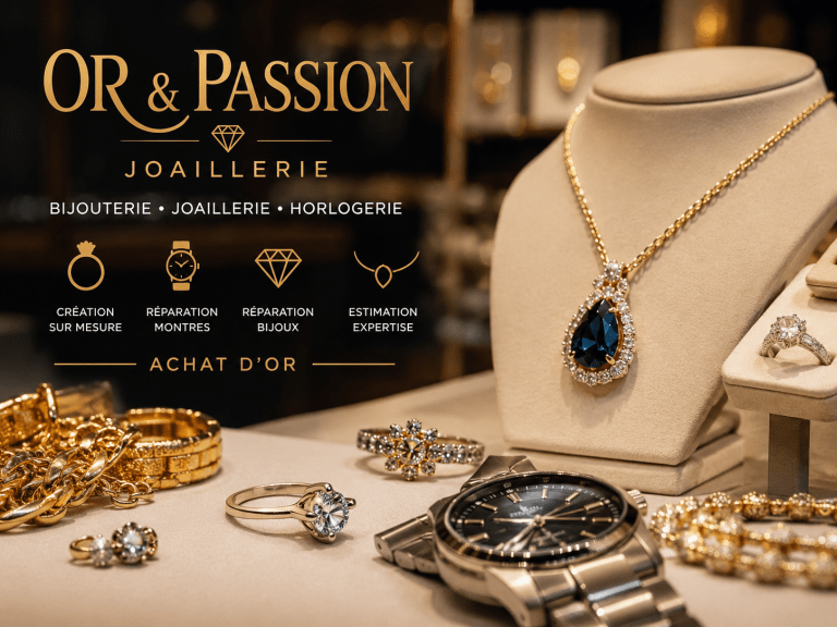 Or et Passion Joaillerie à Vitry-sur-Seine – Bijouterie et créations de luxe