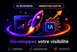 IA marketing au service de votre activité : création de contenu, sites internet et génération de leads qualifiés