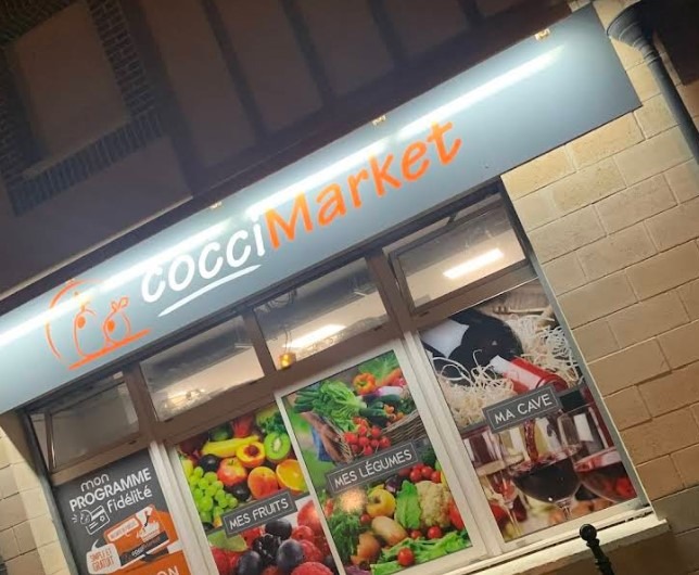 vue de face Coccimarket Blonville-sur-Mer