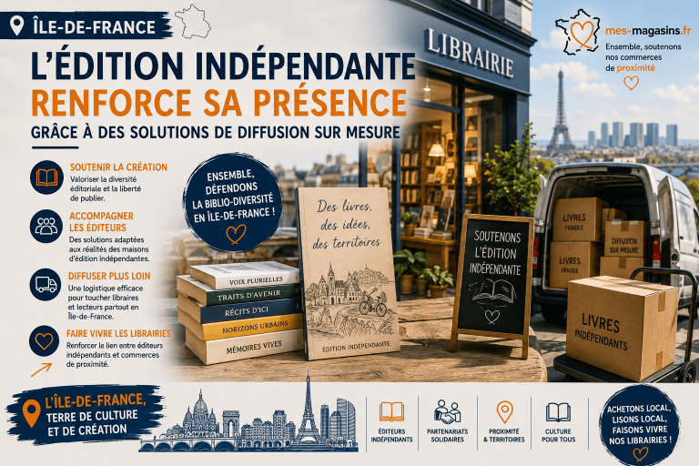 Édition indépendante en Île-de-France et diffusion des livres