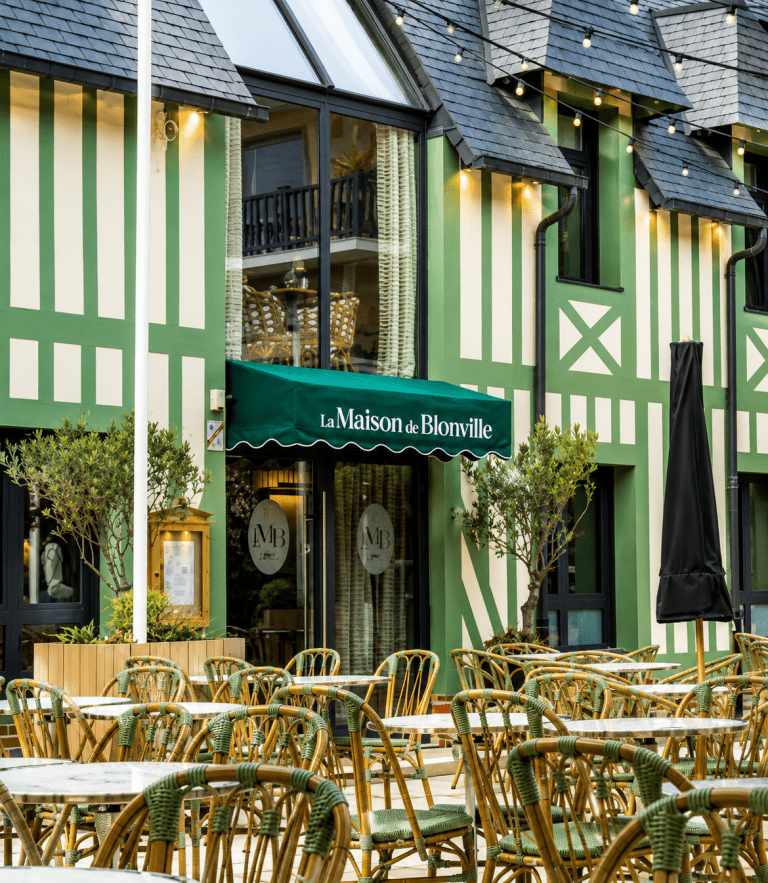 La Maison de Blonville à Blonville-sur-Mer (14910), restaurant et terrasse
