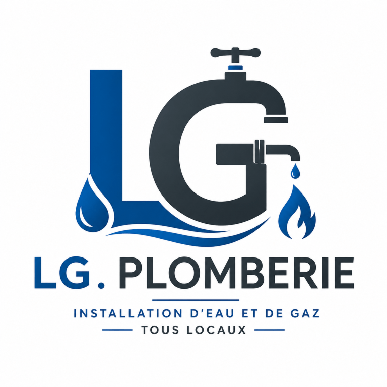 Logo LG. PLOMBERIE, entreprise de plomberie spécialisée dans les installations d'eau et de gaz à Paris 13 (75013).