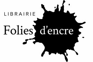 Logo officiel de la Librairie Folies d'Encre à Aulnay-sous-Bois (93600), librairie indépendante spécialisée en littérature, bandes dessinées, mangas, jeunesse et papeterie.