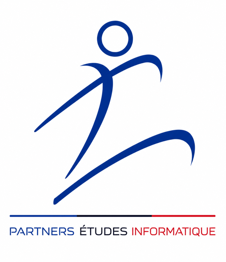 Logo Partners Études Informatique, organisme de formation certifié Qualiopi spécialisé en informatique, numérique et développement des compétences.