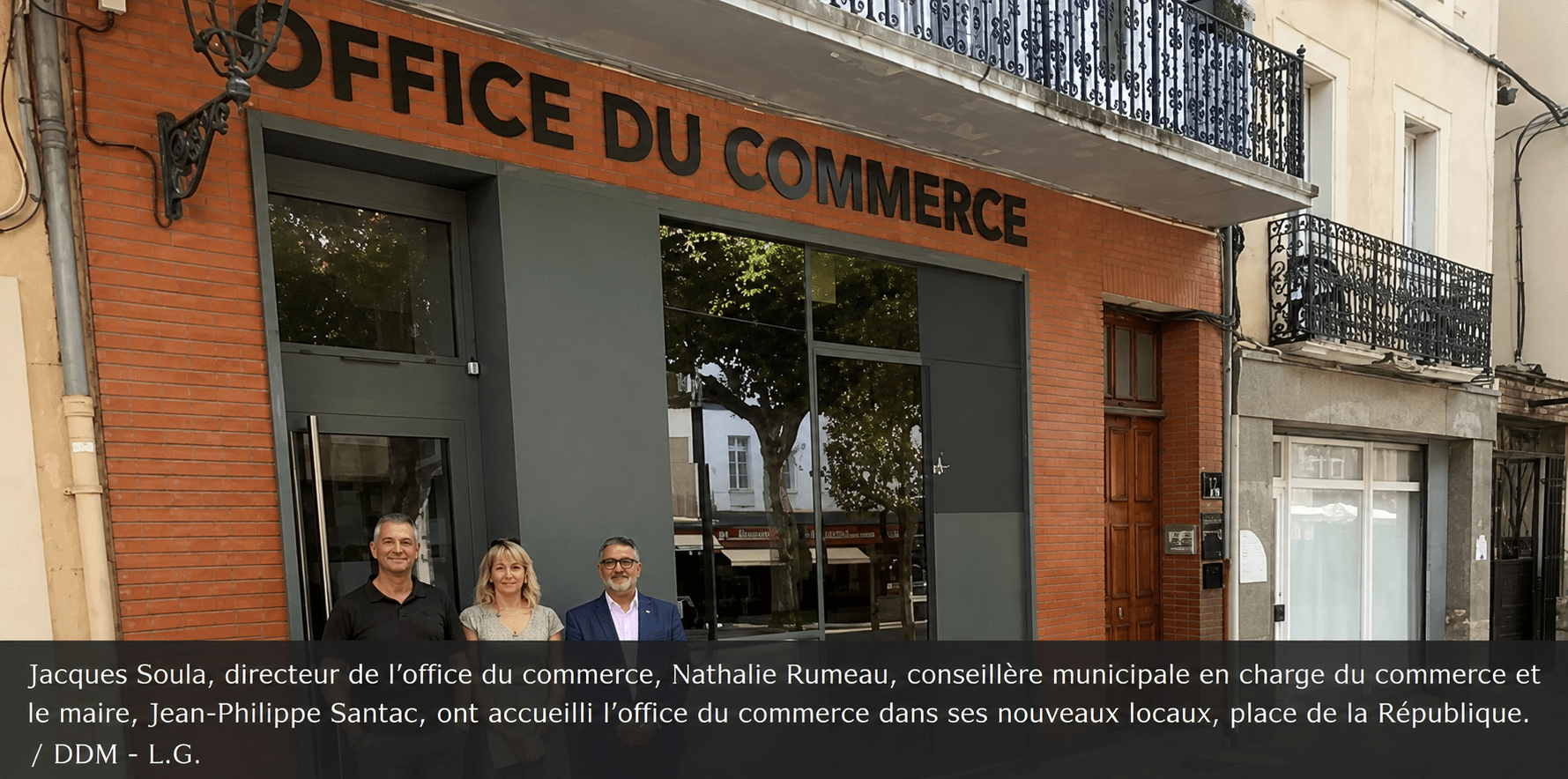 Nouvel Office du Commerce de Pamiers inauguré dans ses locaux du centre-ville pour accompagner les commerçants