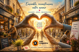 MES MAGASINS soutient les commerçants sinistrés et la reconstruction des commerces à Agen
