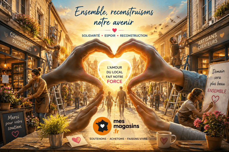 MES MAGASINS soutient les commerçants sinistrés et la reconstruction des commerces à Agen