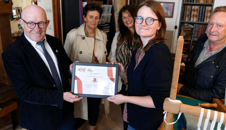 Atelier Marelle récompensé par la Médaille d’honneur des Métiers d’art