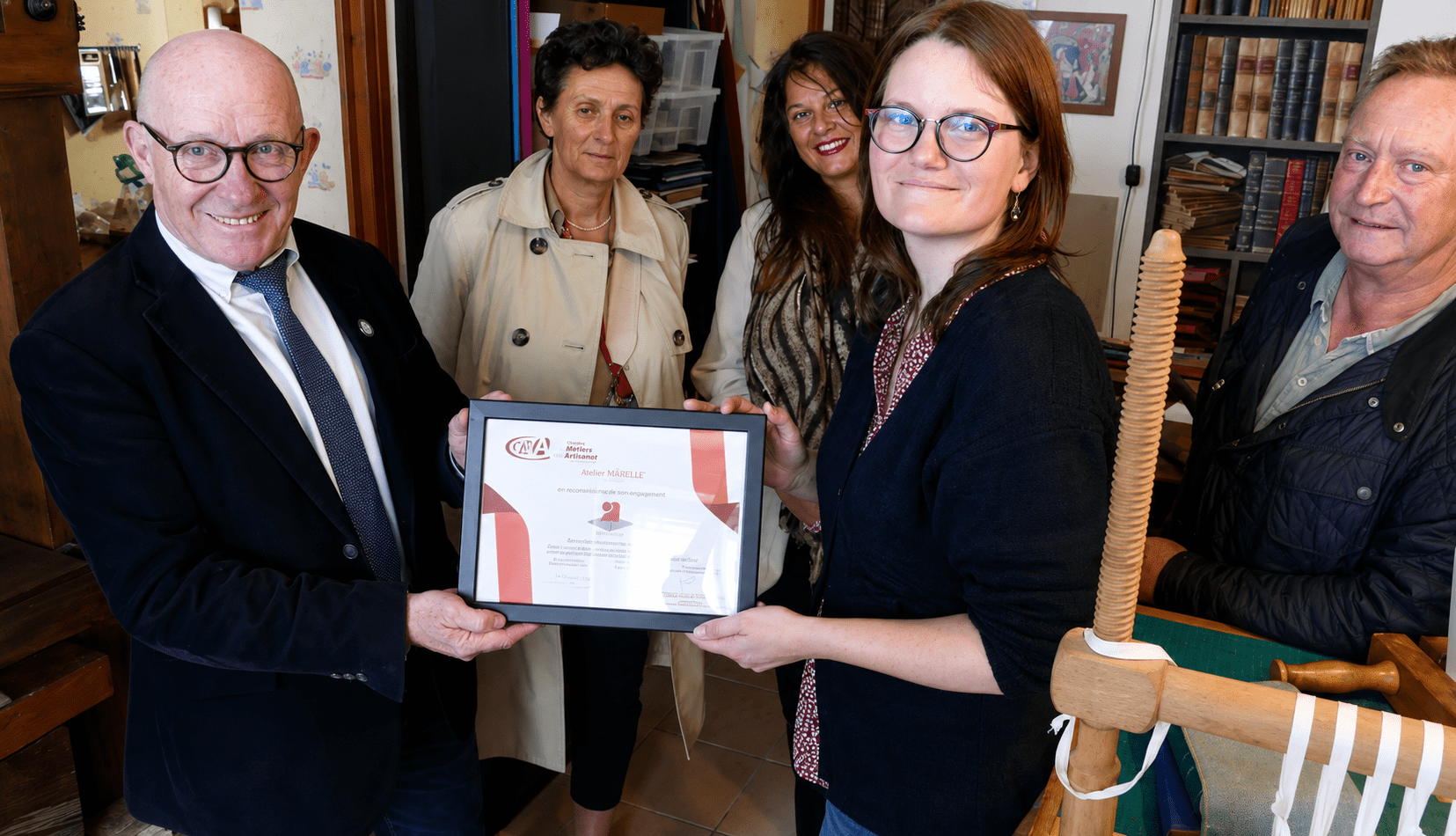 Atelier Marelle récompensé par la Médaille d’honneur des Métiers d’art