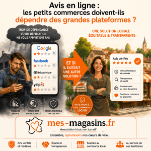 Avis en ligne et solution locale pour les commerces de proximité avec Mes Magasins