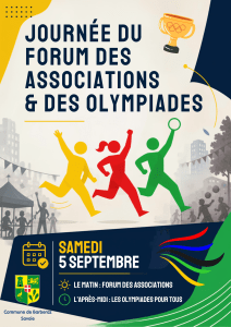 Affiche du Forum des associations et des Olympiades de Barberaz (73000) le samedi 5 septembre 2026