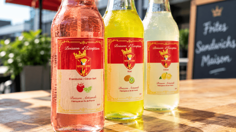 limonades artisanales de La Friterie à Vitry-sur-Seine (94400), fabriquées en Île-de-France