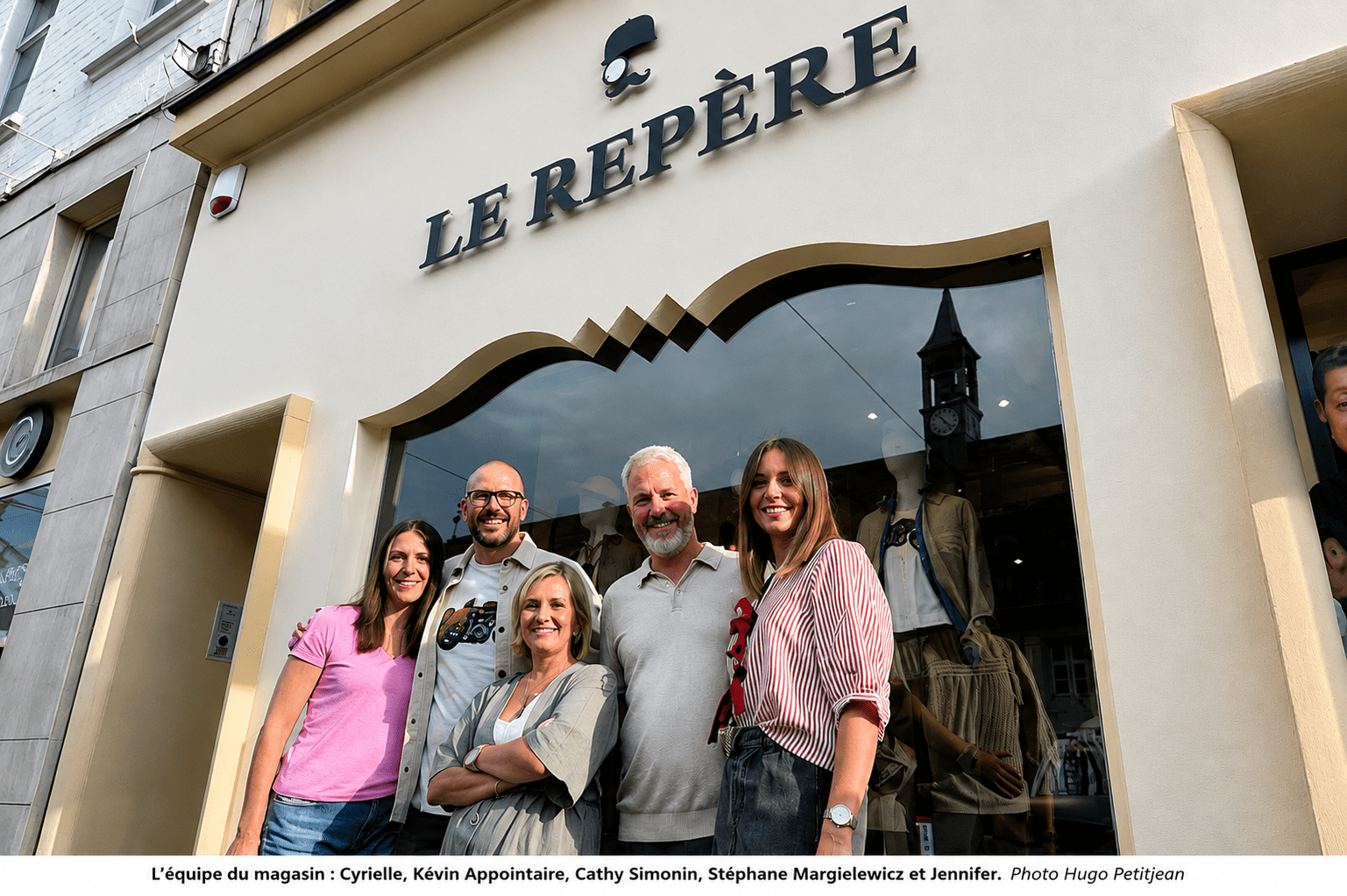 L’équipe du magasin Le Repère à Montbéliard (25200), nouvelle boutique de mode masculine en centre-ville