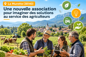 Agriculteurs à La Murette (38140) autour de solutions écologiques et innovantes