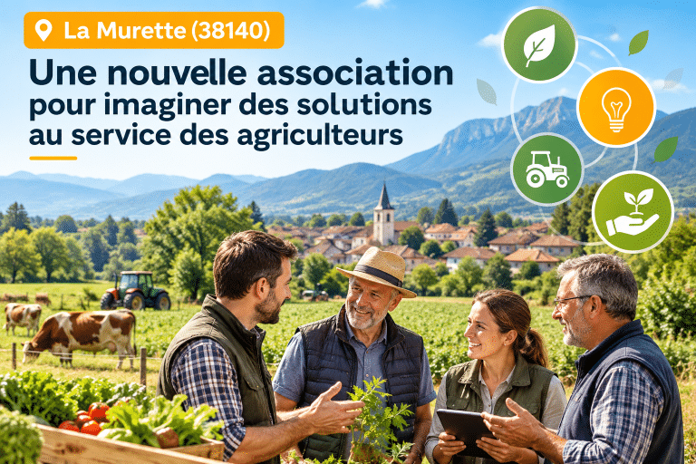 Agriculteurs à La Murette (38140) autour de solutions écologiques et innovantes