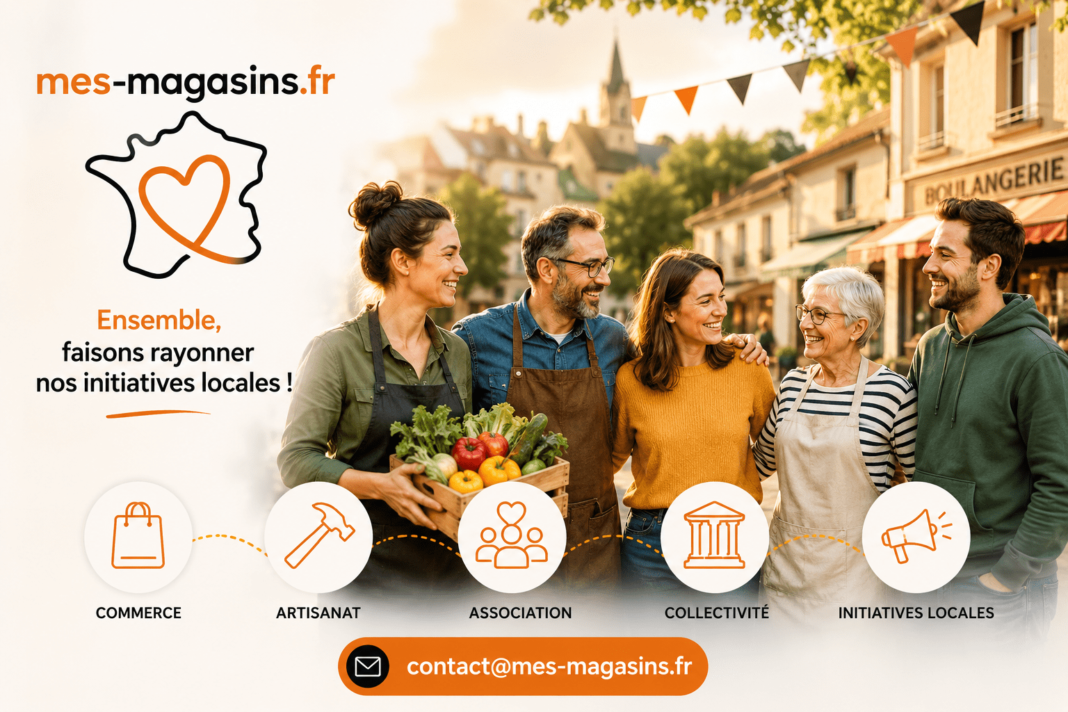 MES MAGASINS valorise les initiatives locales et le commerce de proximité