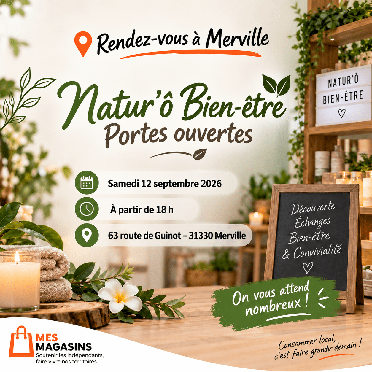 Natur’ô Bien-être à Merville (31330) – portes ouvertes le 12 septembre
