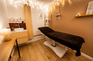 Espace de soins de l’institut de beauté Naturellement Mel