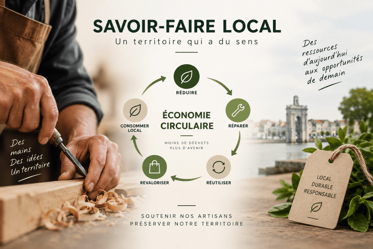 Savoir-faire local et économie circulaire à Rochefort (17300)
