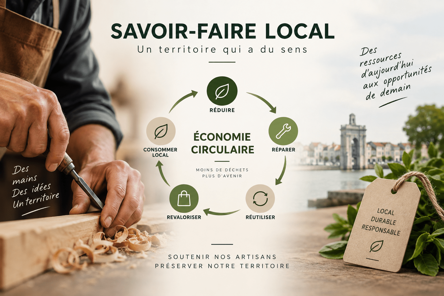 Savoir-faire local et économie circulaire à Rochefort (17300)