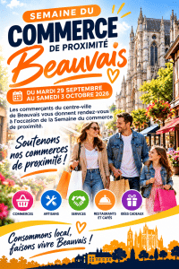 Semaine du commerce de proximité à Beauvais du mardi 29 septembre au samedi 3 octobre 2026