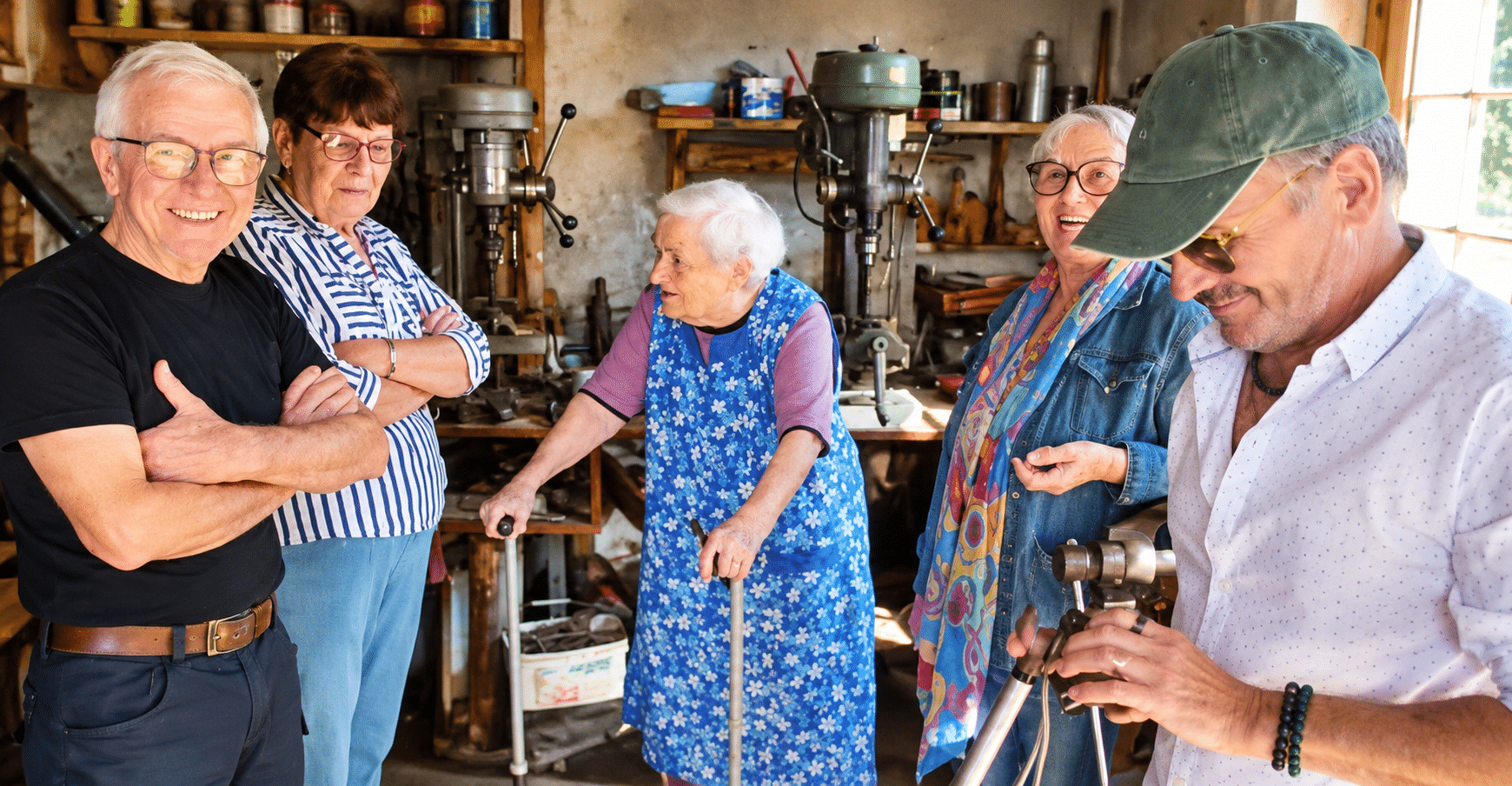 Artisans réunis dans un ancien atelier pour faire vivre la mémoire de Thivet