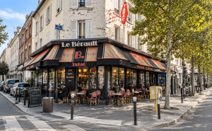 Café-brasserie Le Bérault dans le quartier Saint-Louis-Bérault à Vincennes (94300)