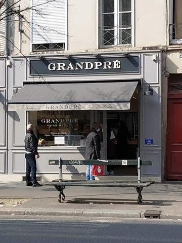 Boulangerie-pâtisserie GRANDPRÉ au 66 rue de Fontenay à Vincennes (94300).