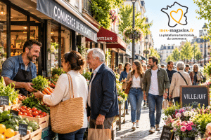 Plateforme territoriale du commerce à Villejuif (94800) pour valoriser les commerces de proximité